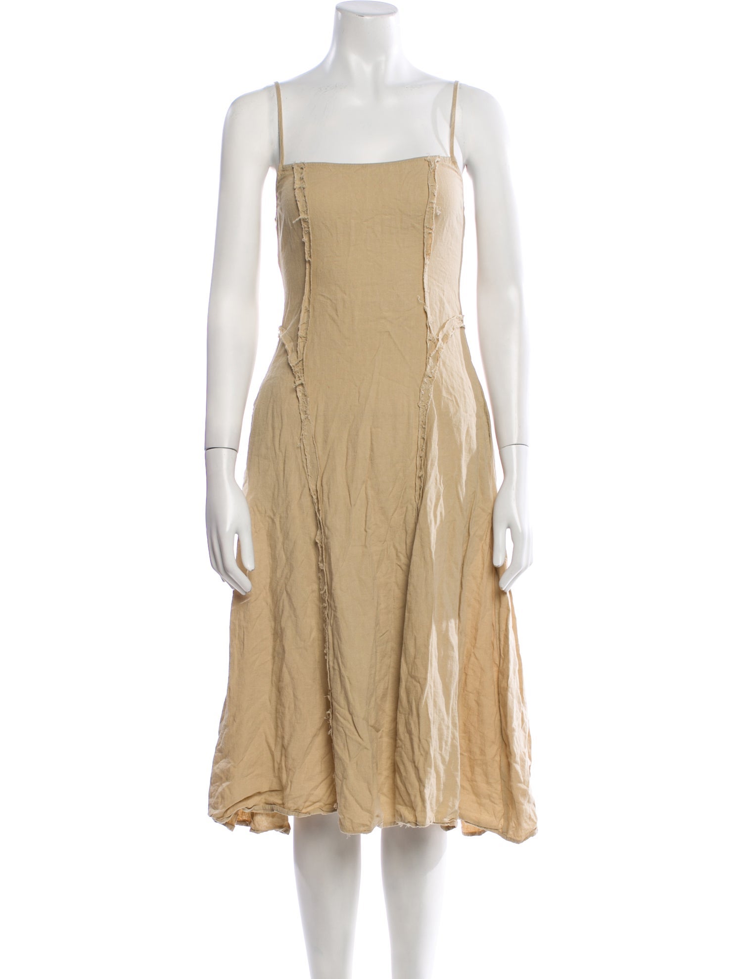 Ciao Lucia Square Neckline Knee-Length Dress