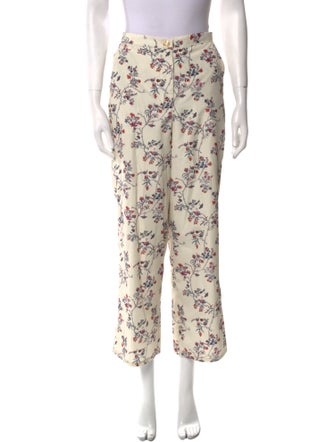 Ciao Lucia Floral Print Wide Leg Pants