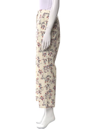 Ciao Lucia Floral Print Wide Leg Pants