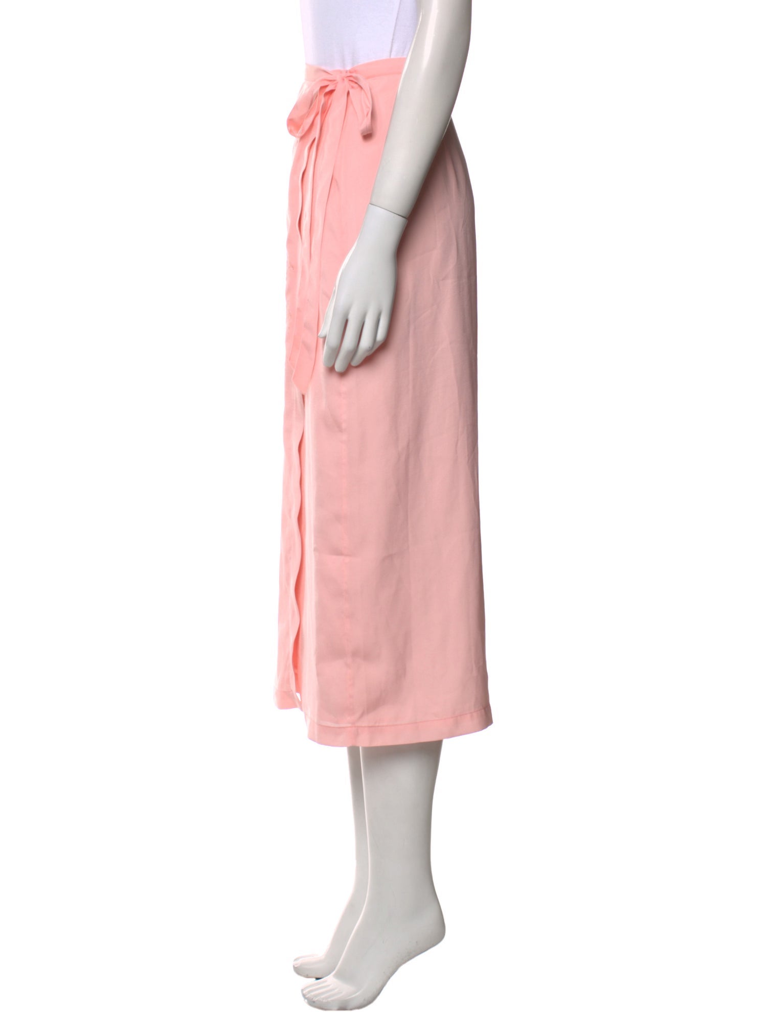 Ciao Lucia Embroidered Accent Midi Length Skirt