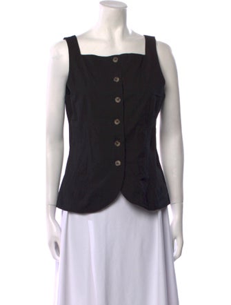 Ciao Lucia Square Neckline Sleeveless Top