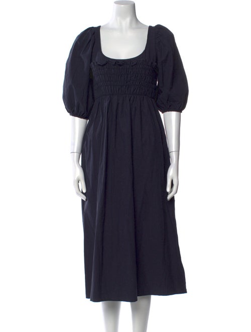 Ciao Lucia Scoop Neck Midi Length Dress