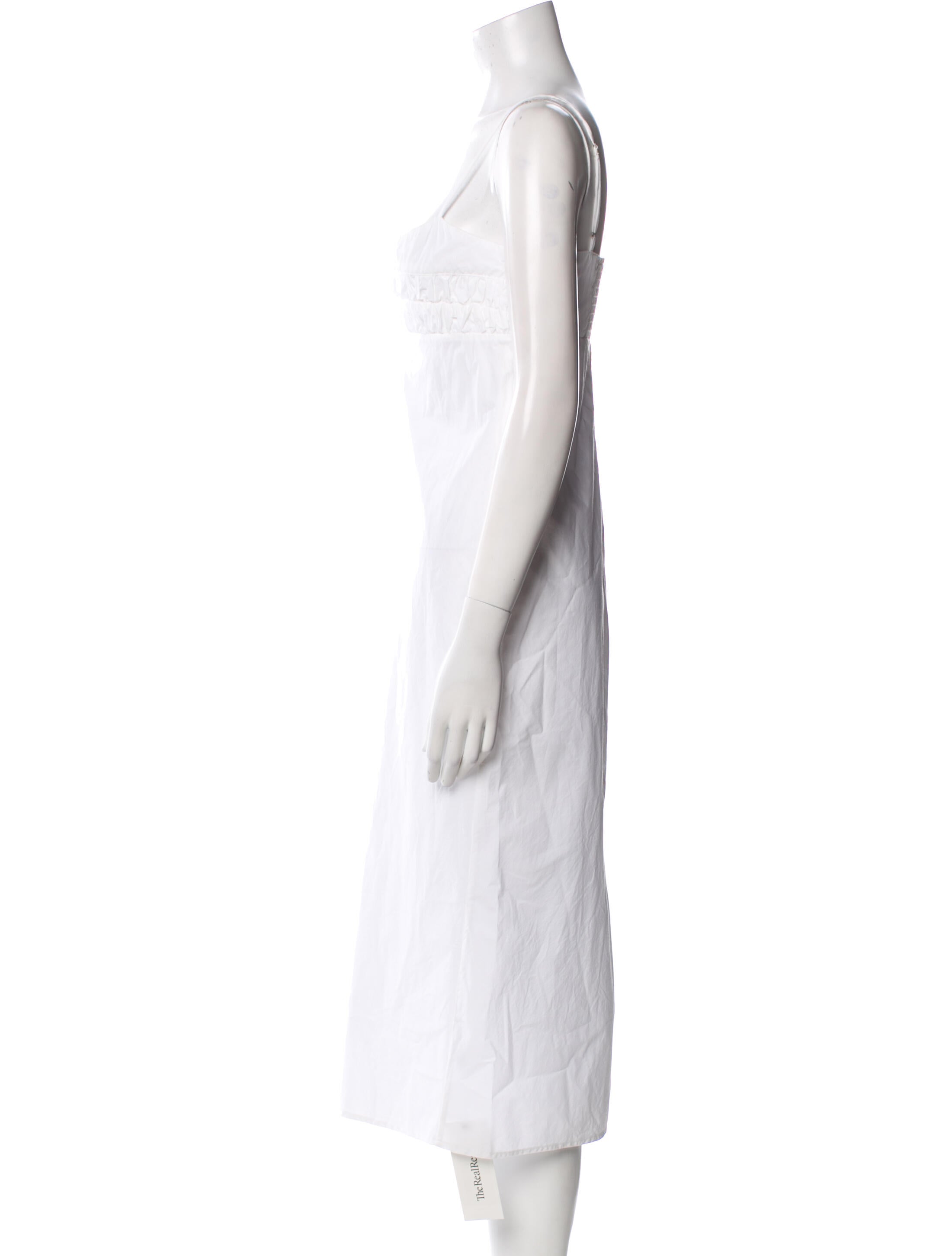 Ciao Lucia Square Neckline Midi Length Dress