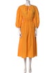 Ciao Lucia Crew Neck Midi Length Dress