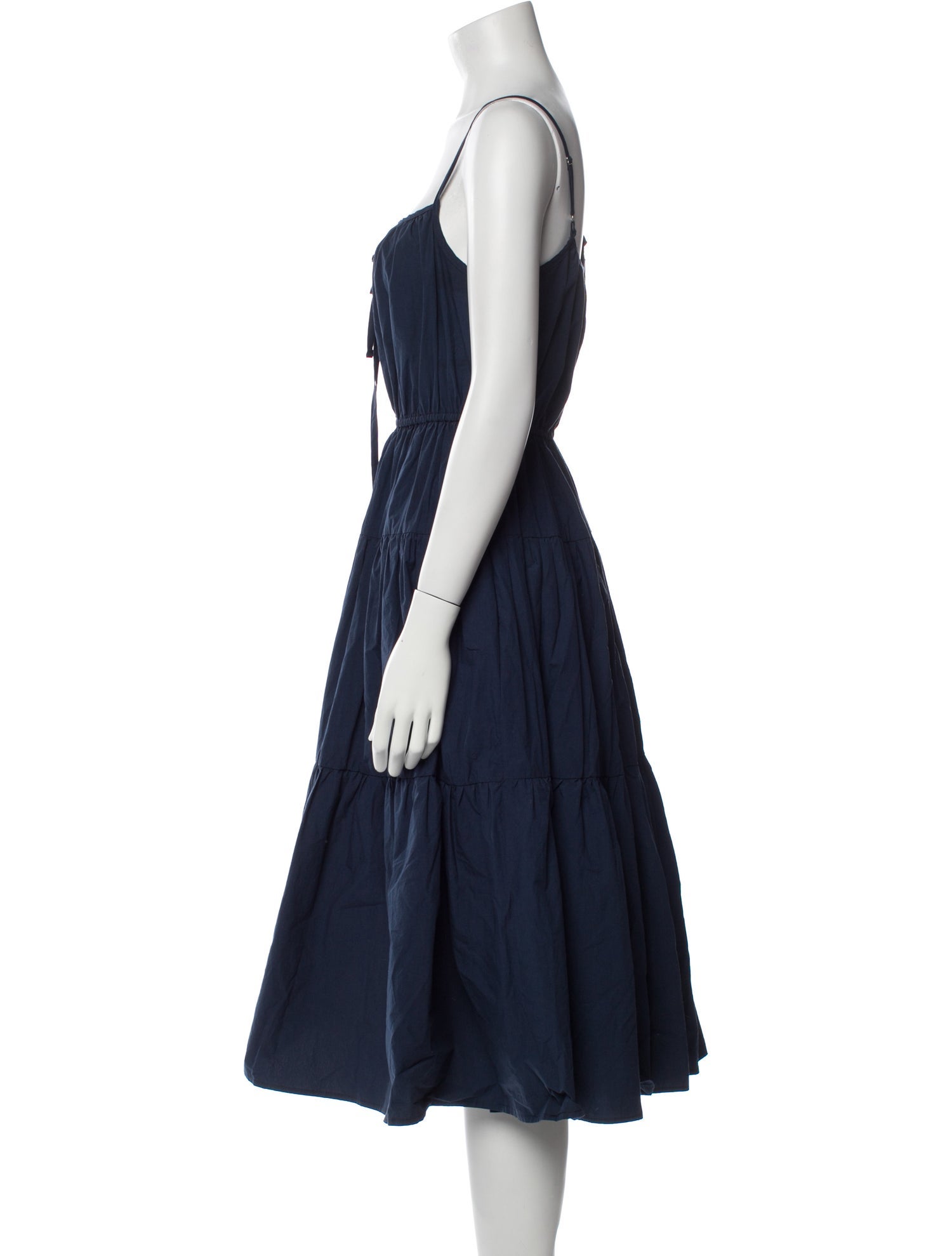 Ciao Lucia Square Neckline Midi Length Dress