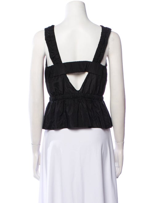 Ciao Lucia V-Neck Sleeveless Crop Top