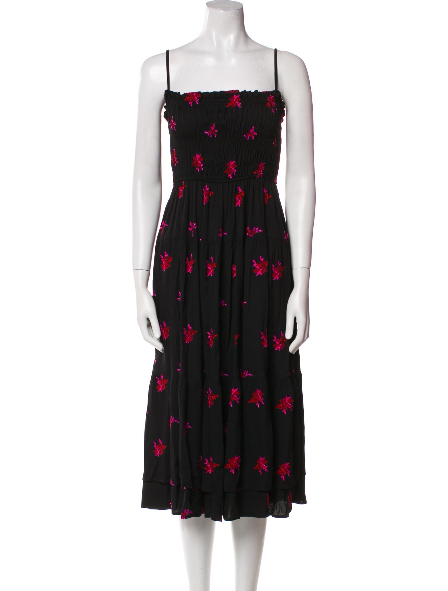 Ciao Lucia Square Neckline Midi Length Dress