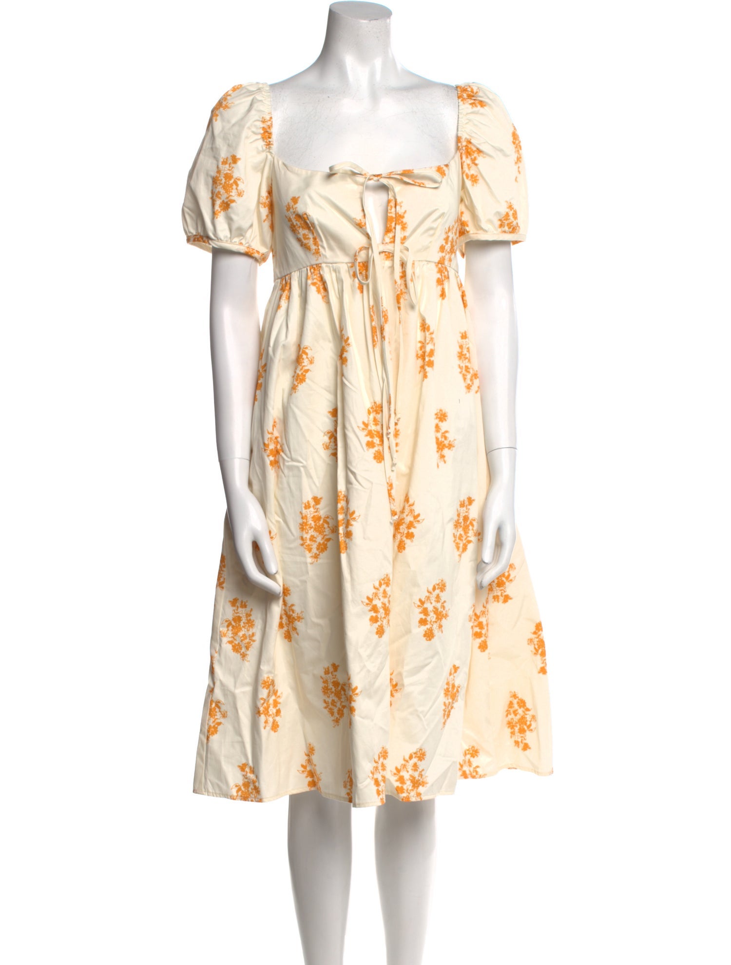 Ciao Lucia Floral Print Midi Length Dress