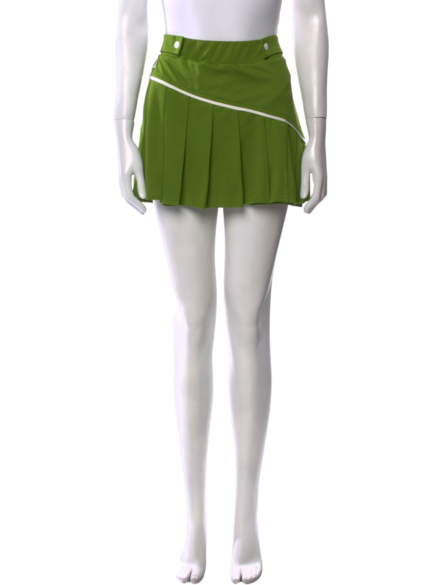 Ciao Lucia Pleated Accents Mini Skirt