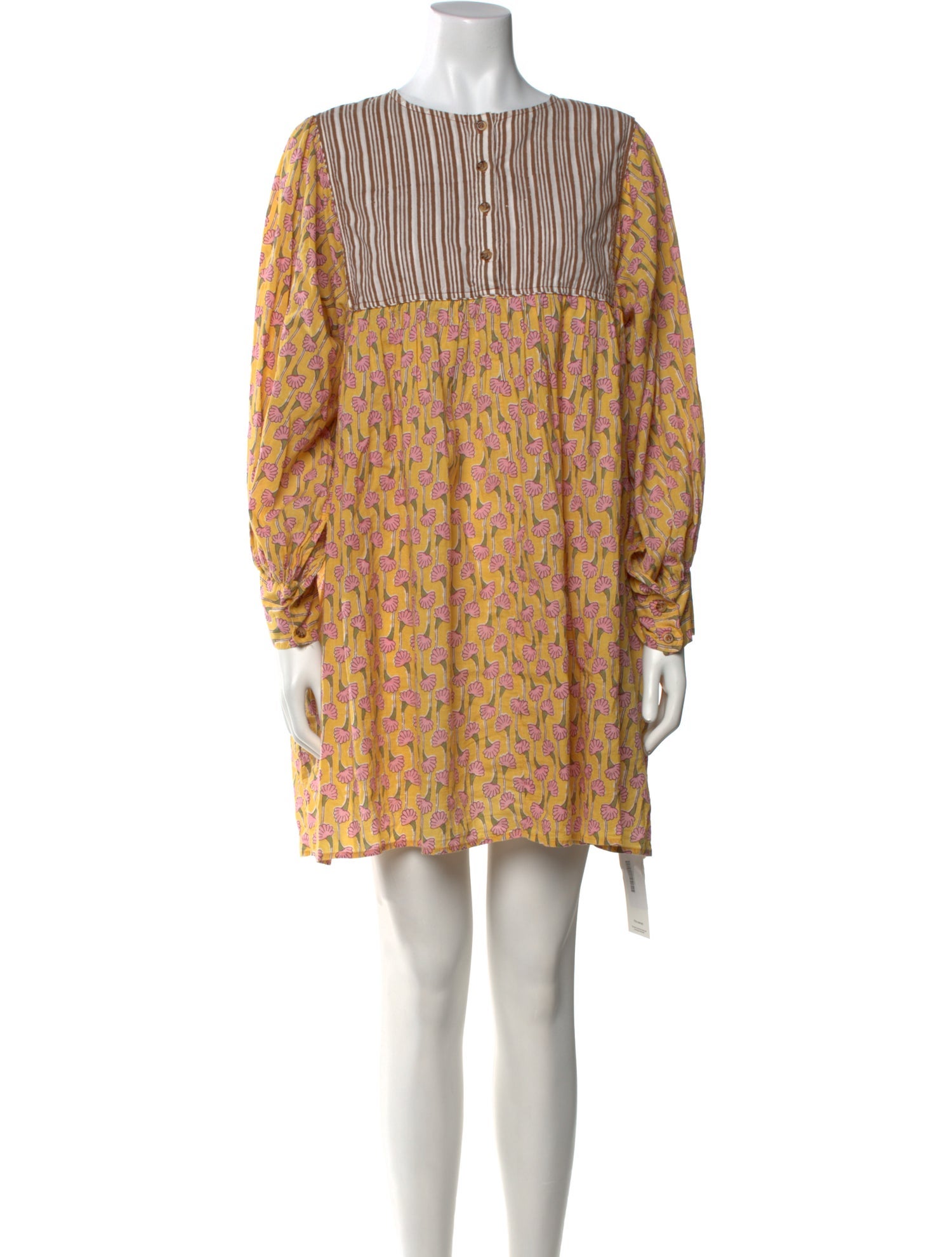 Ciao Lucia Striped Mini Dress