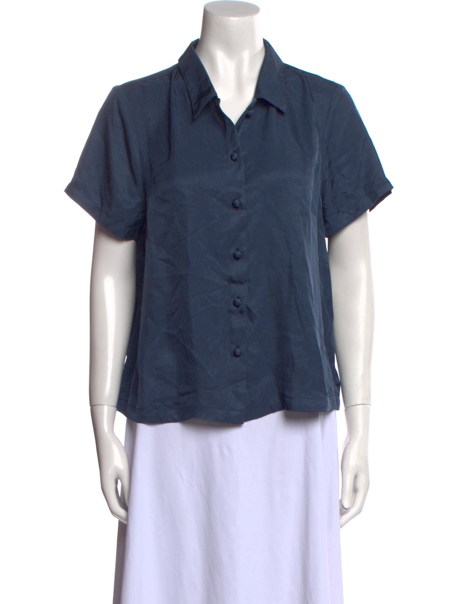 Ciao Lucia Short Sleeve Button-Up Top