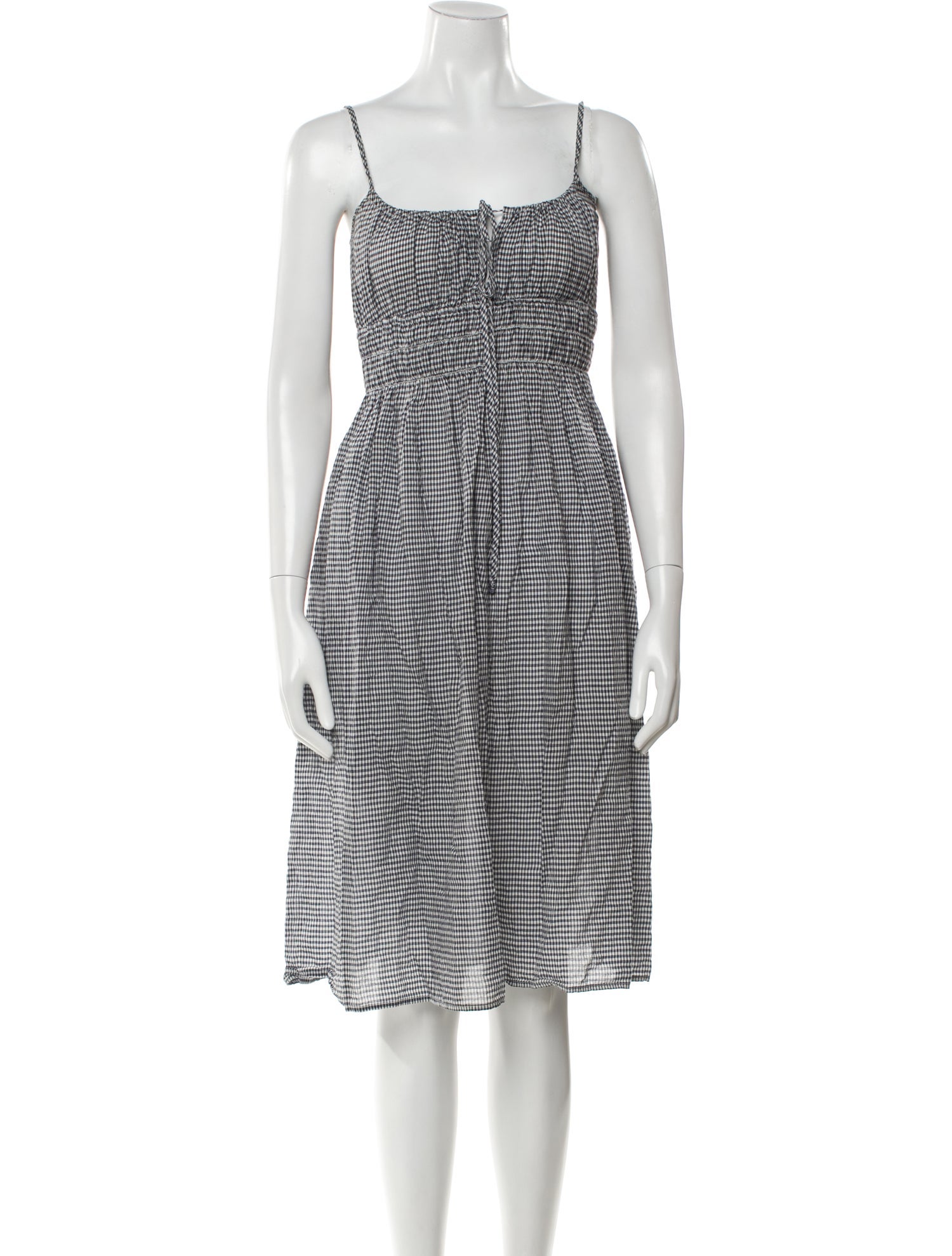 Ciao Lucia Houndstooth Print Knee-Length Dress