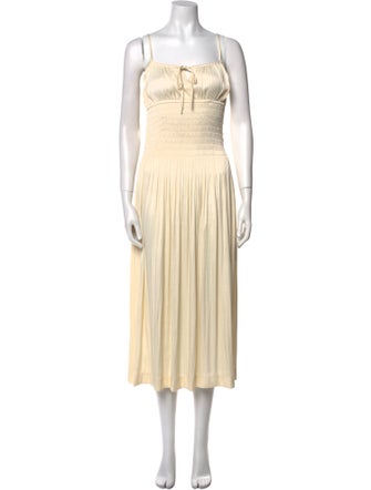 Ciao Lucia Square Neckline Long Dress