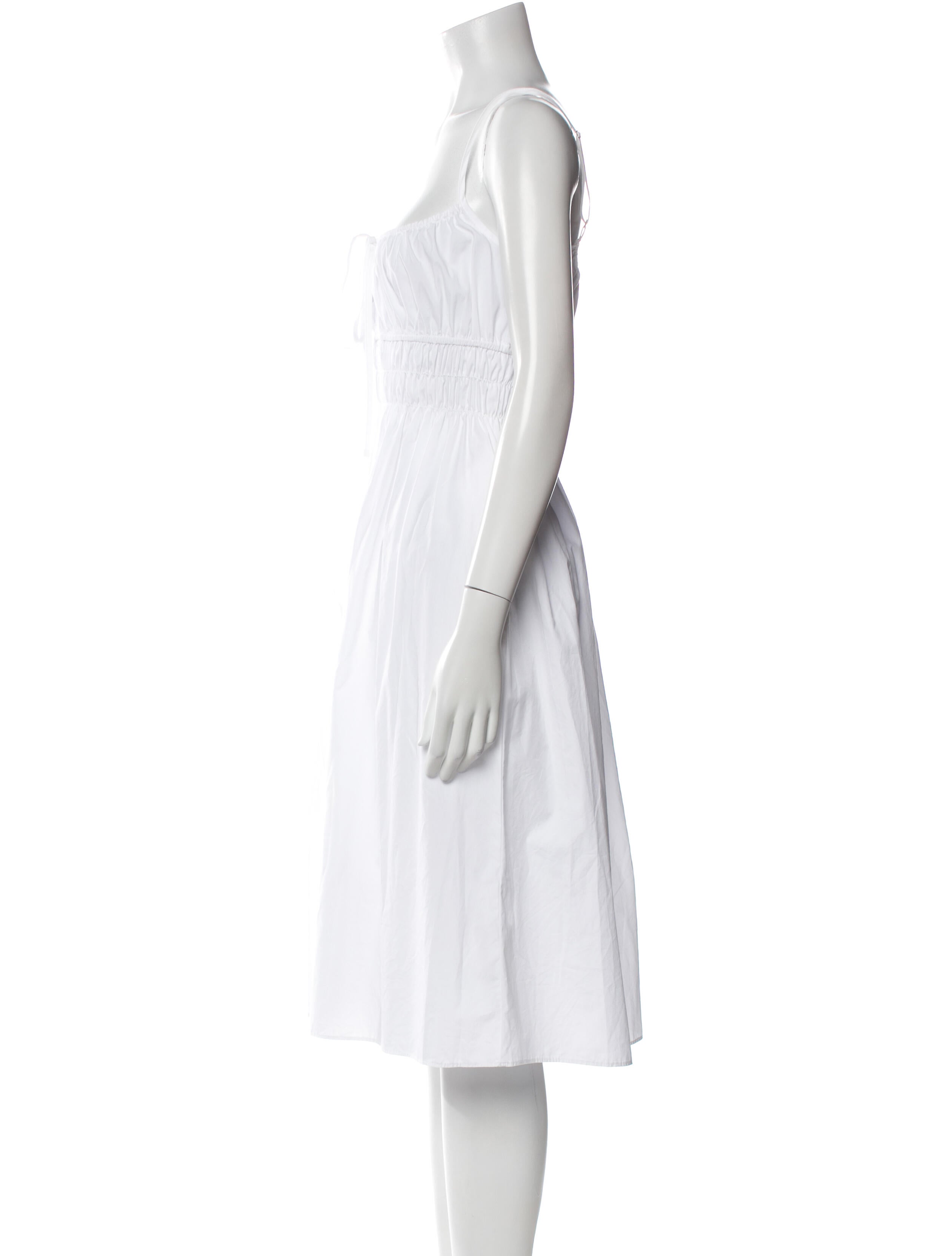 Ciao Lucia Square Neckline Midi Length Dress