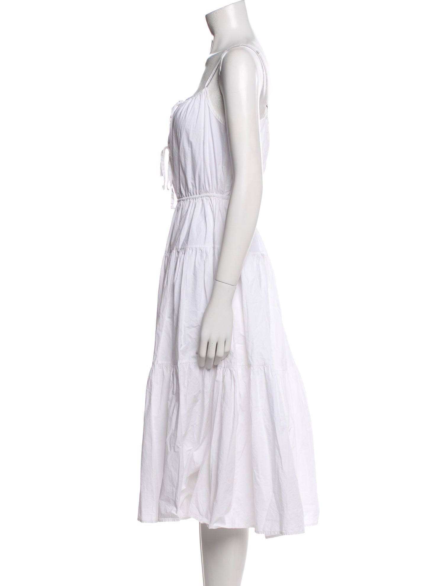 Ciao Lucia Square Neckline Midi Length Dress