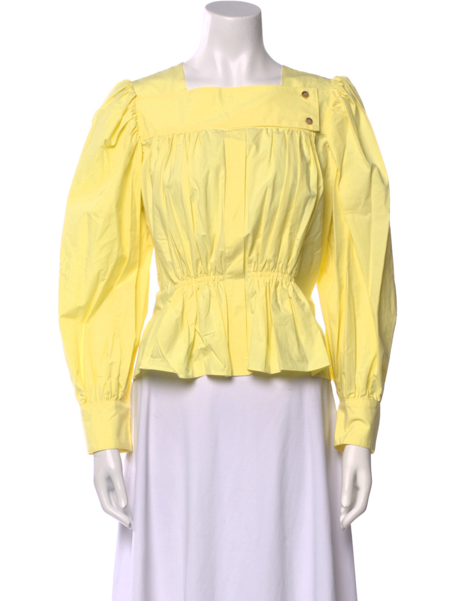 Ciao Lucia Square Neckline Long Sleeve Blouse w/ Tags