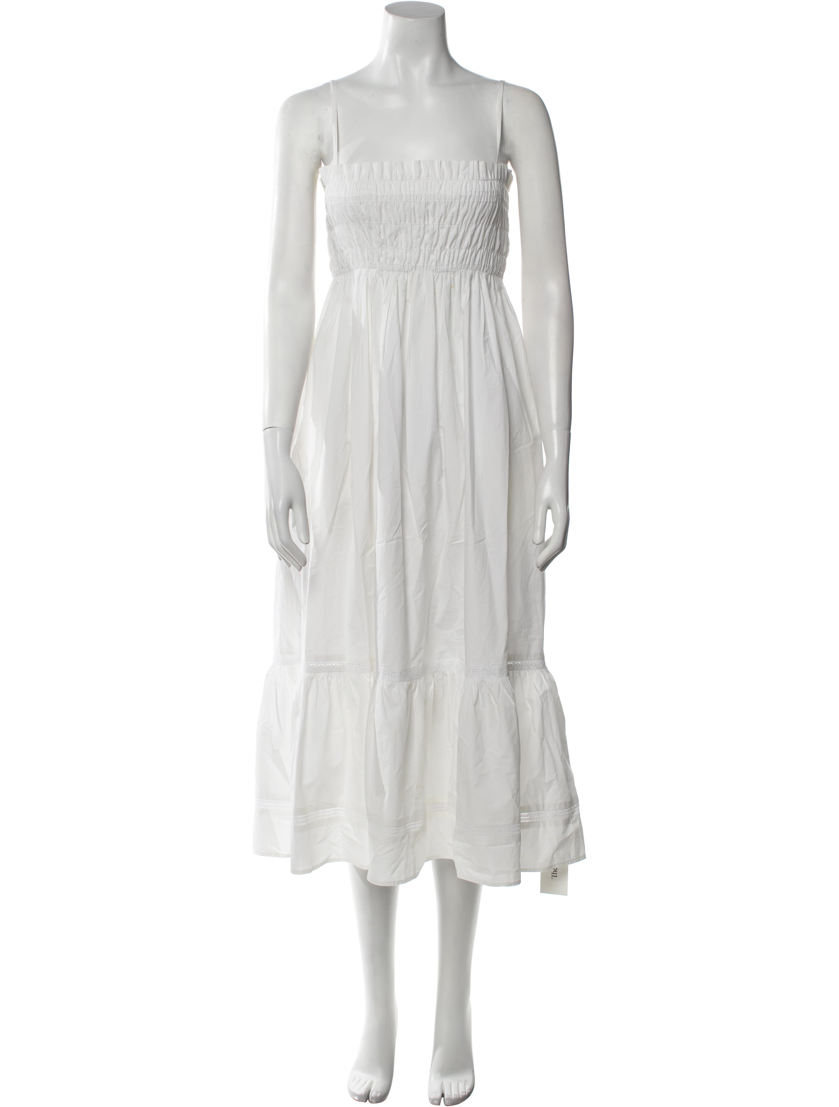 Ciao Lucia Square Neckline Midi Length Dress