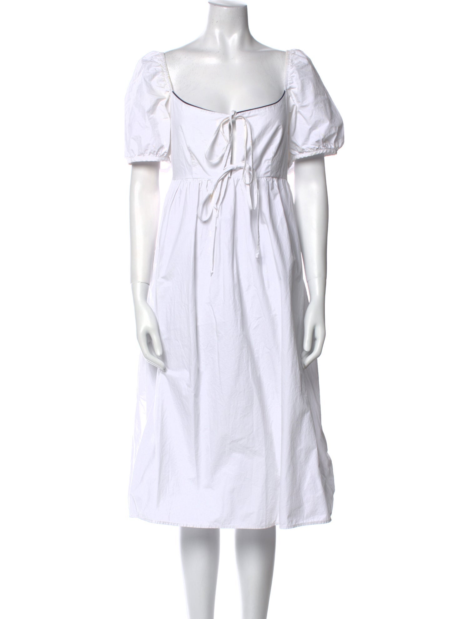 Ciao Lucia Square Neckline Knee-Length Dress