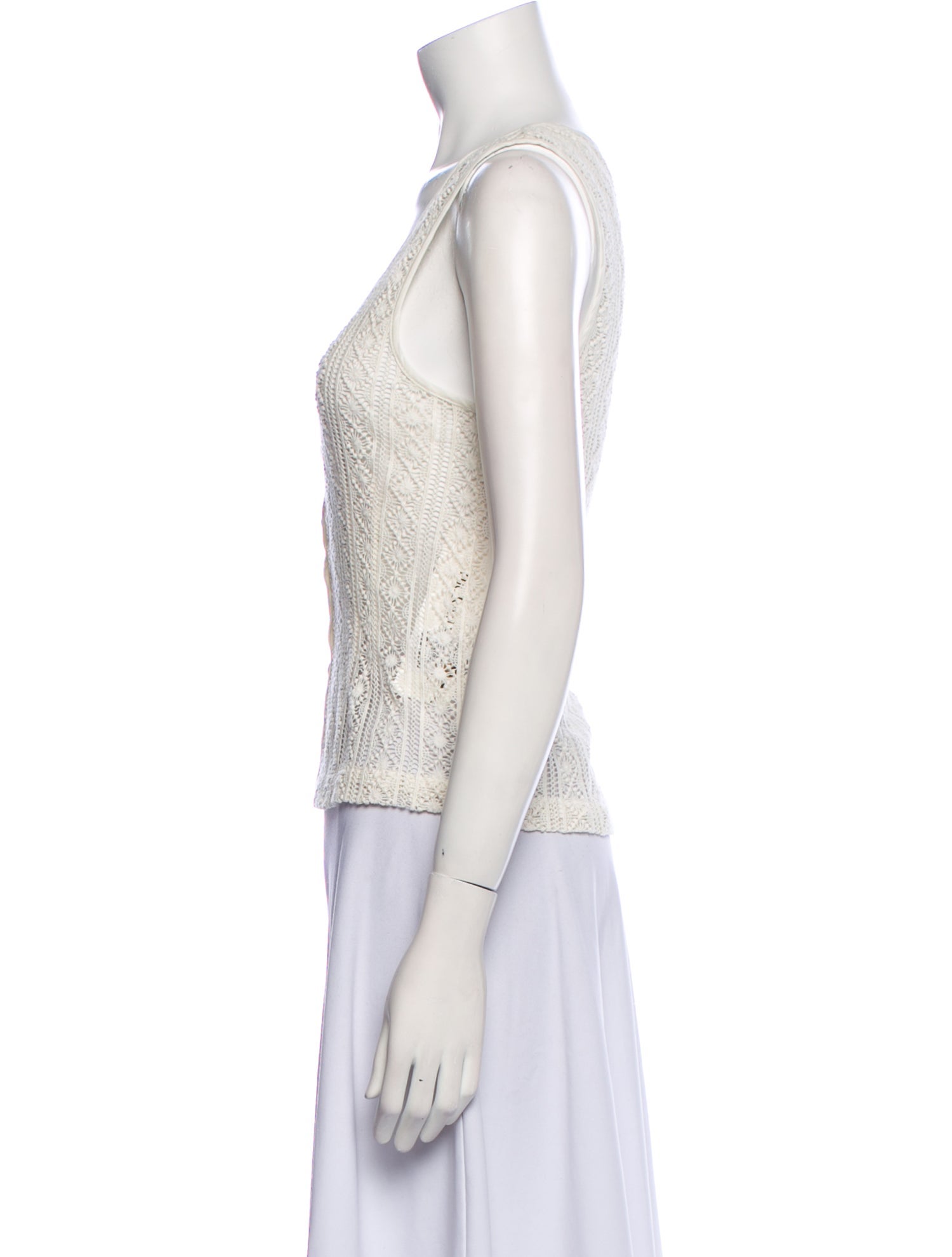 Ciao Lucia Square Neckline Sleeveless Top