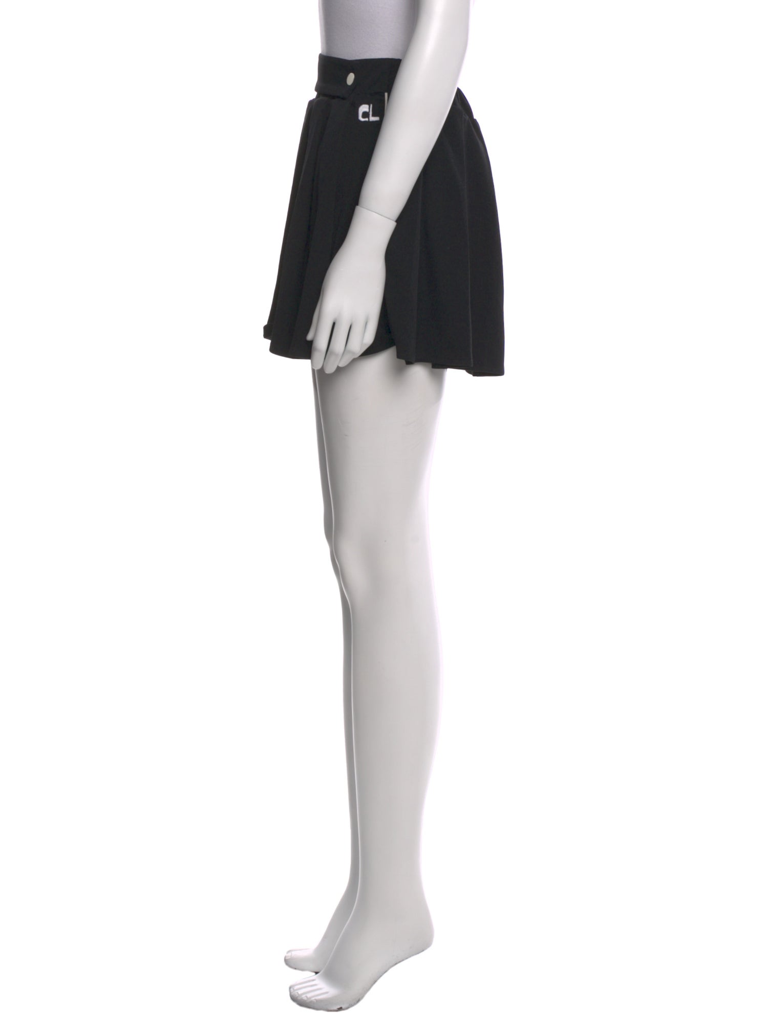 Ciao Lucia Pleated Accents Mini Skirt