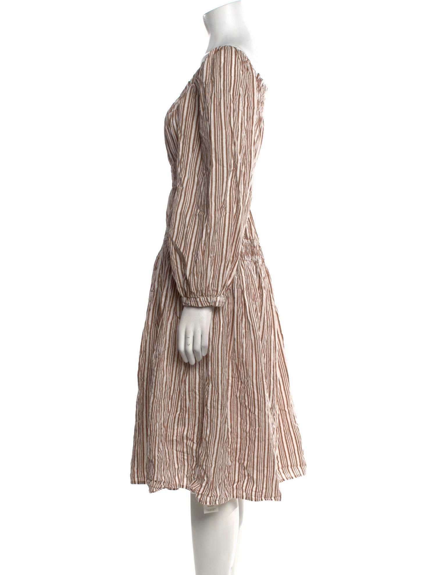 Ciao Lucia Striped Midi Length Dress