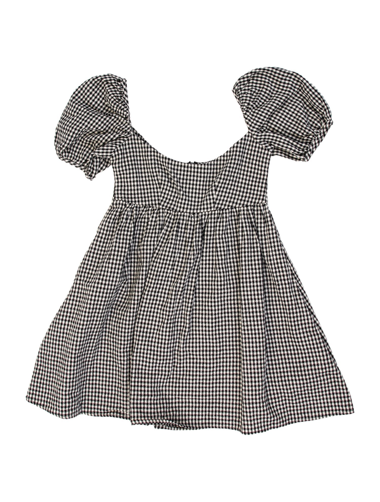 Ciao Lucia Plaid Print Mini Dress