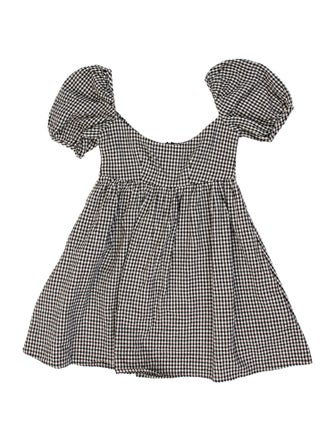 Ciao Lucia Plaid Print Mini Dress