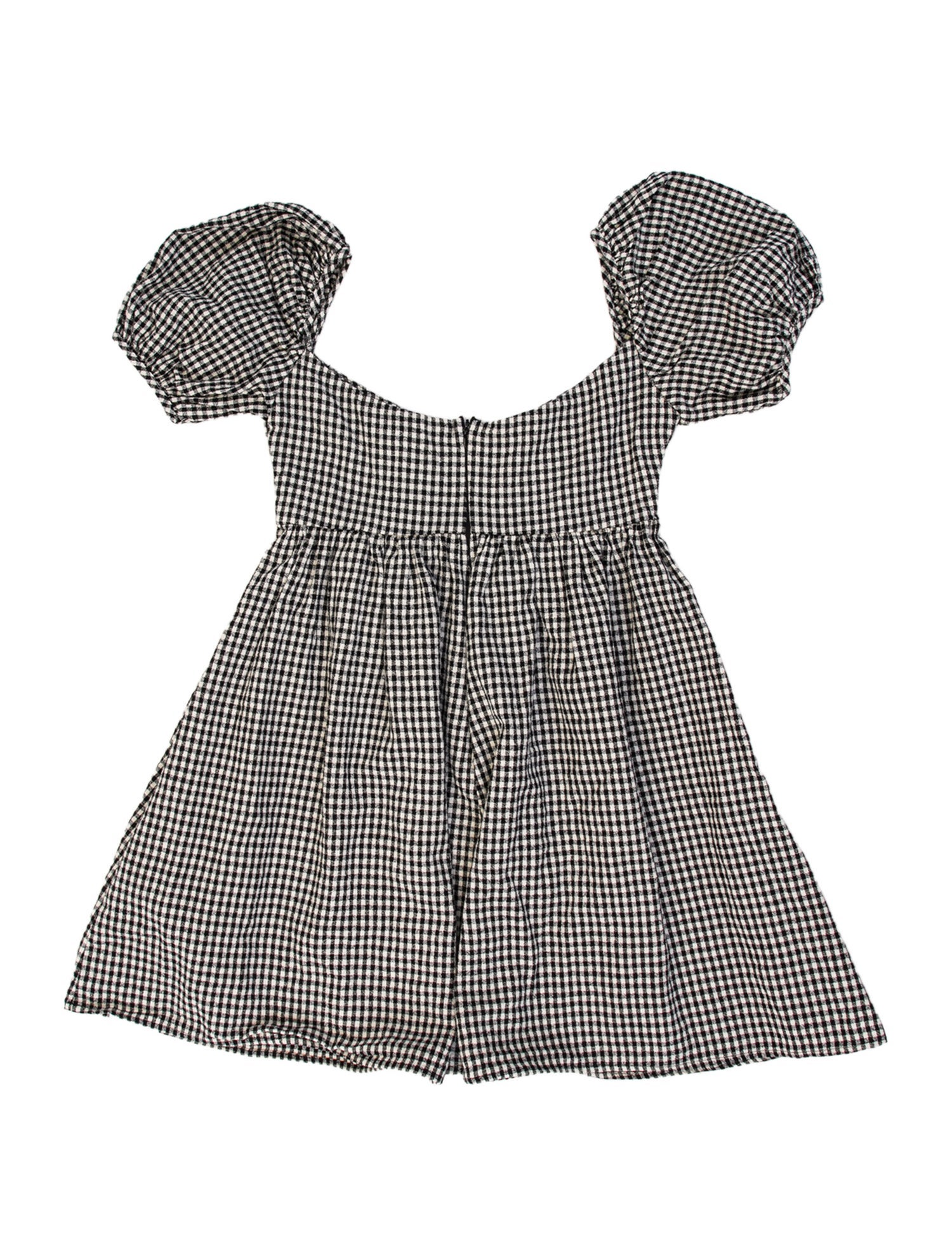 Ciao Lucia Plaid Print Mini Dress