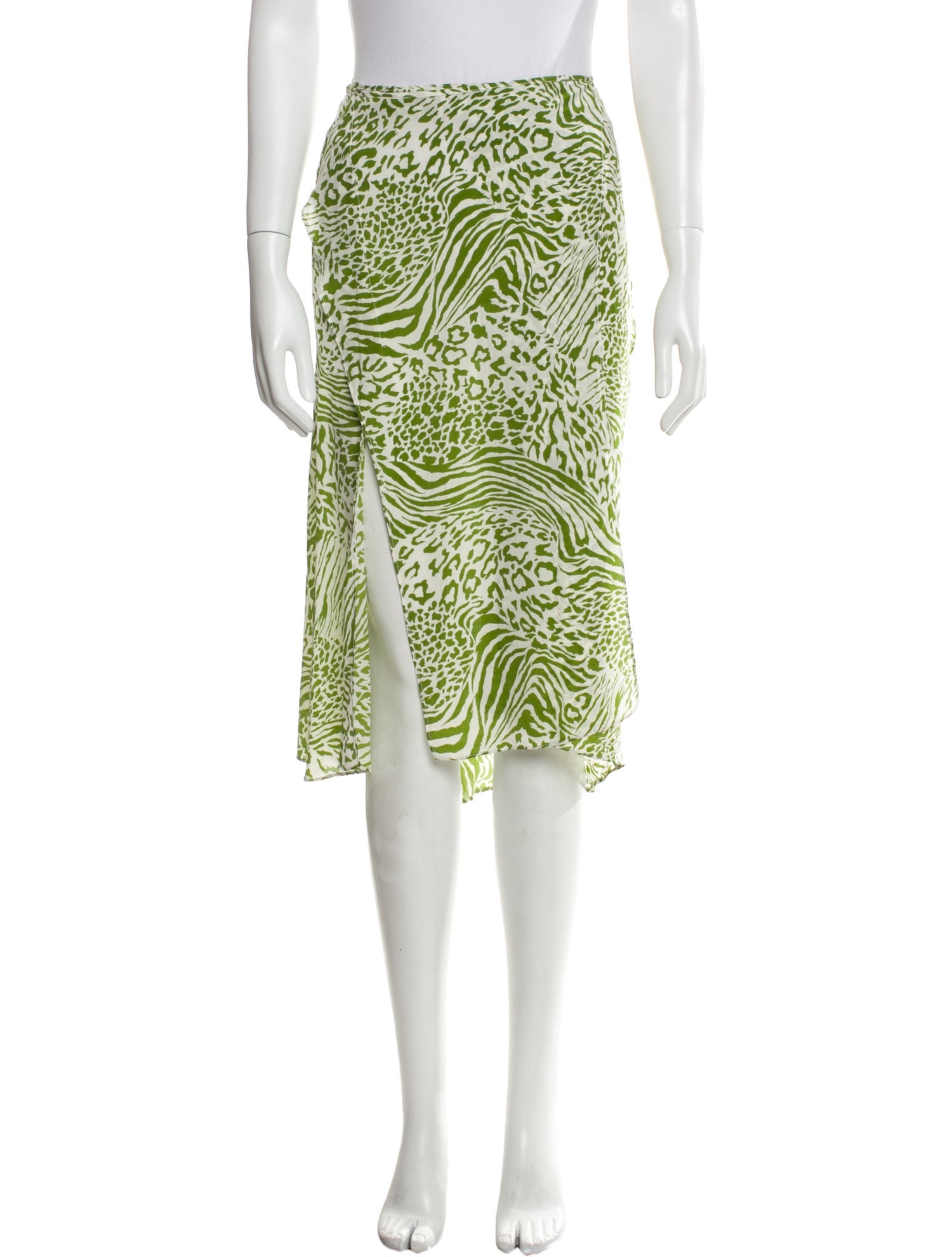 Ciao Lucia Animal Print Midi Length Skirt