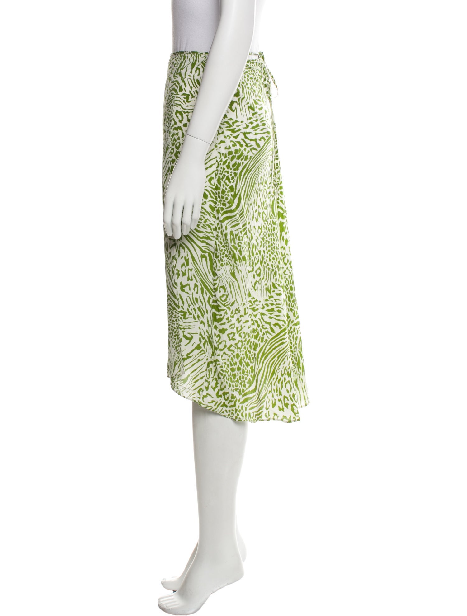 Ciao Lucia Animal Print Midi Length Skirt