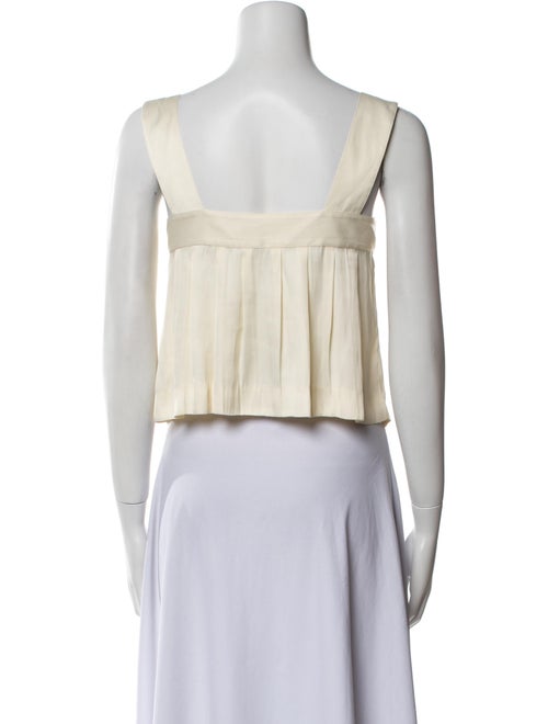 Ciao Lucia Square Neckline Sleeveless Crop Top