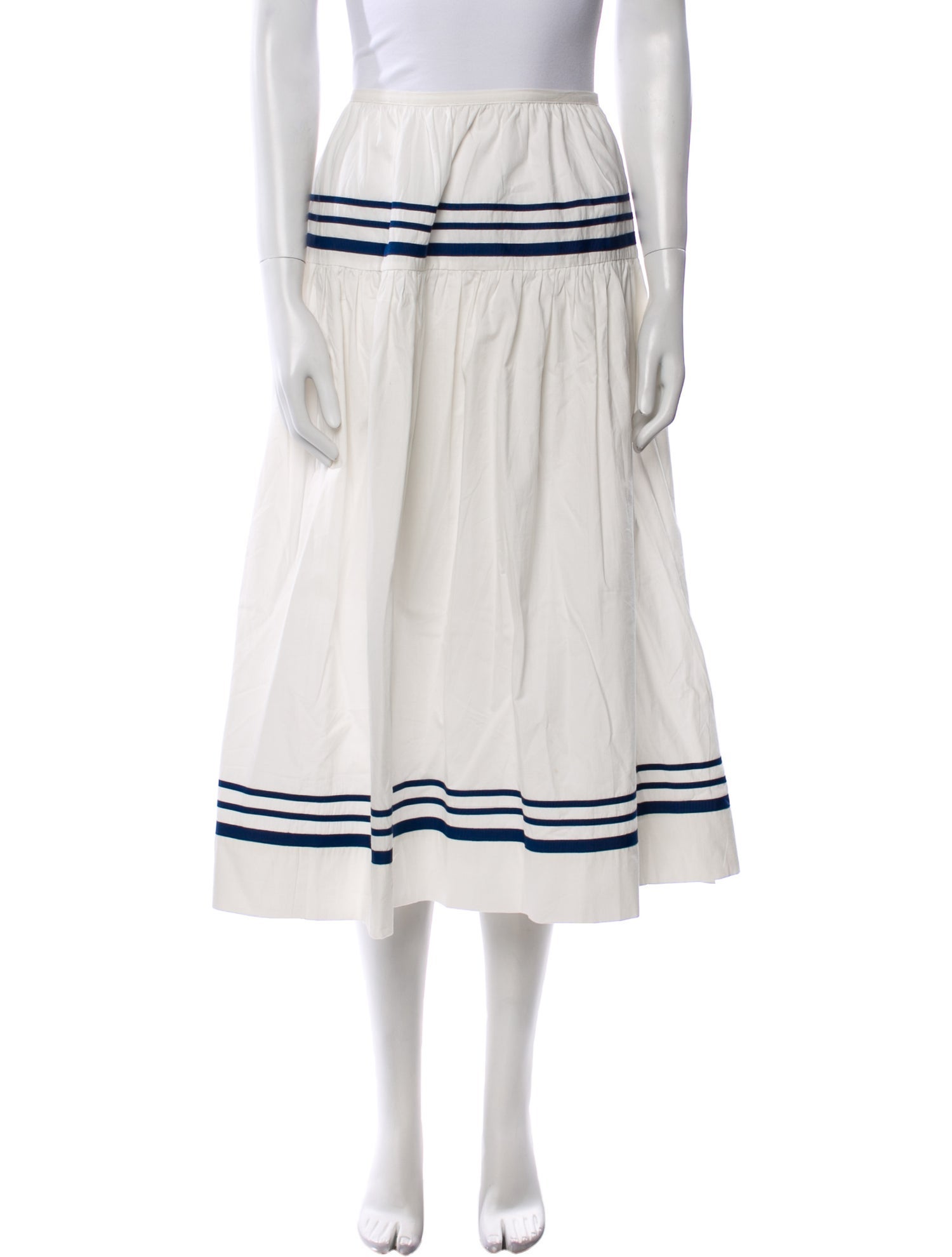 Ciao Lucia Striped Midi Length Skirt