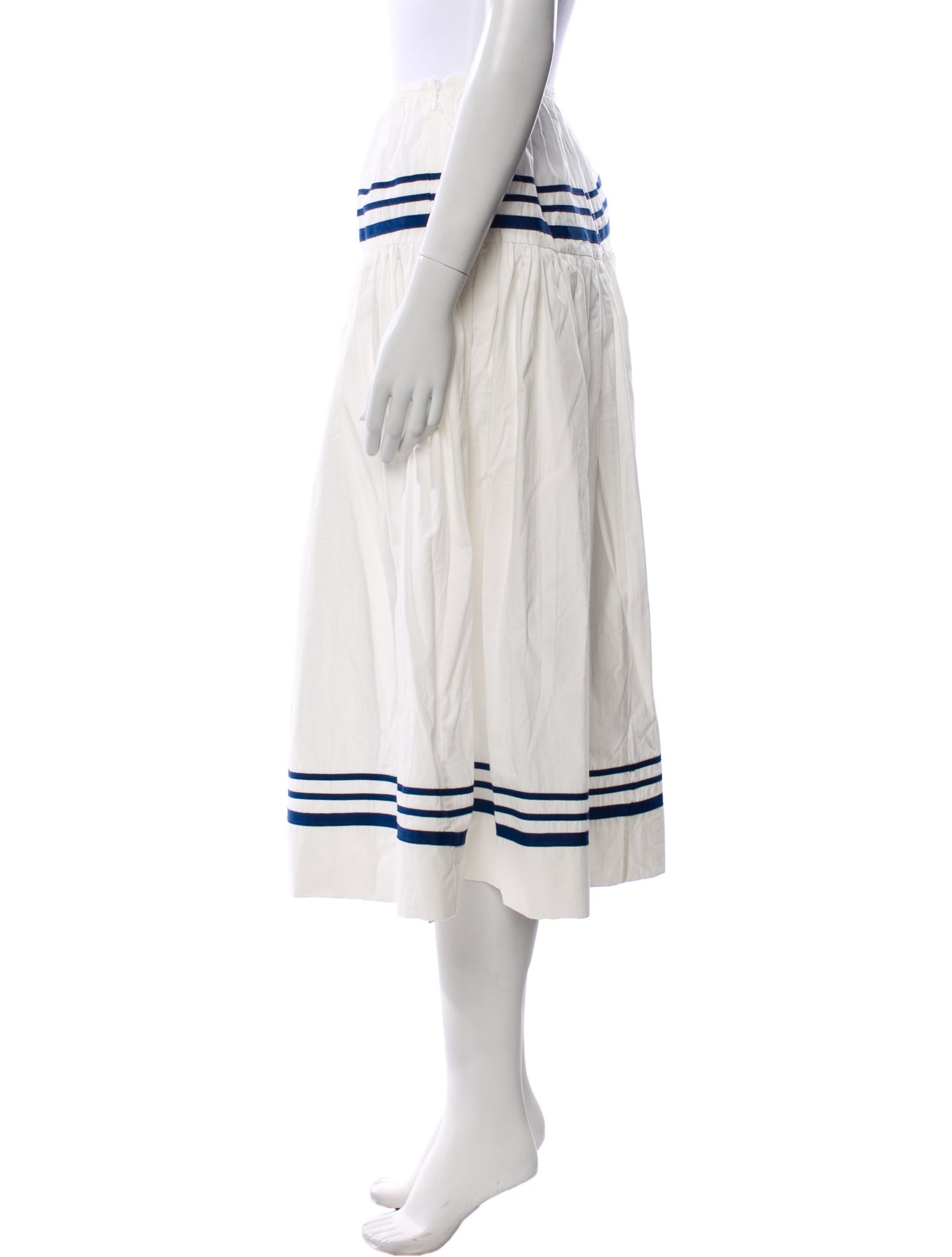 Ciao Lucia Striped Midi Length Skirt