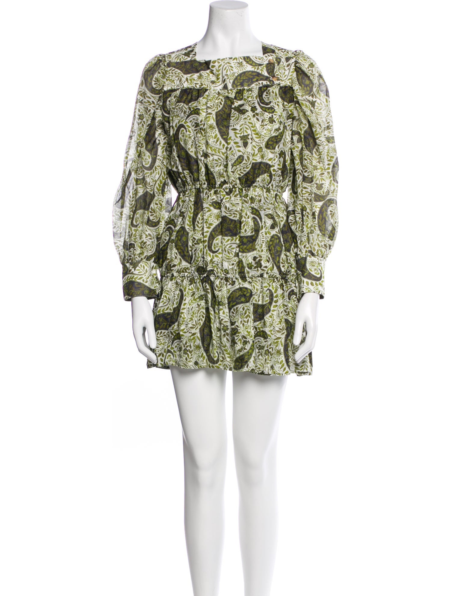 Ciao Lucia Paisley Print Mini Dress