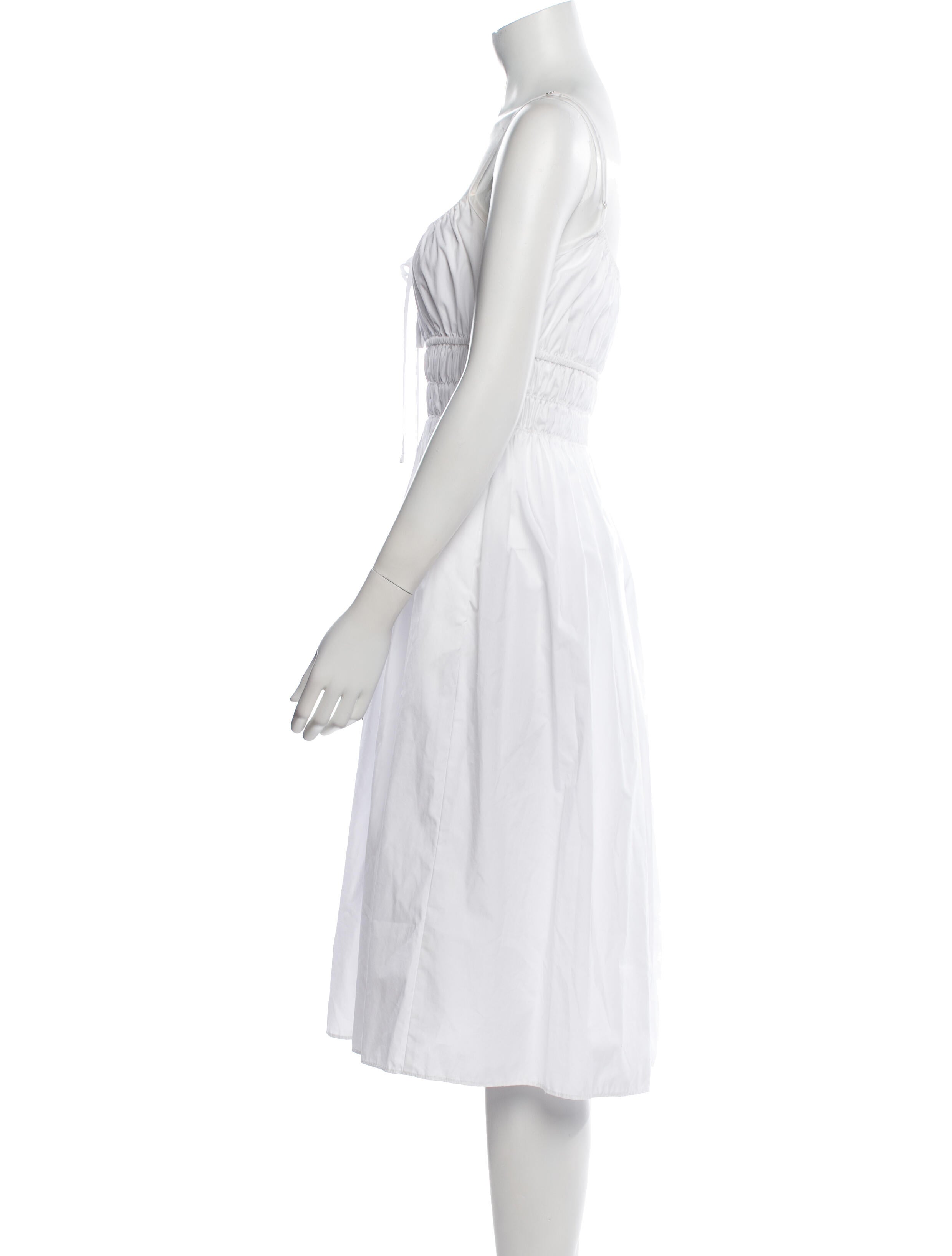 Ciao Lucia Square Neckline Knee-Length Dress