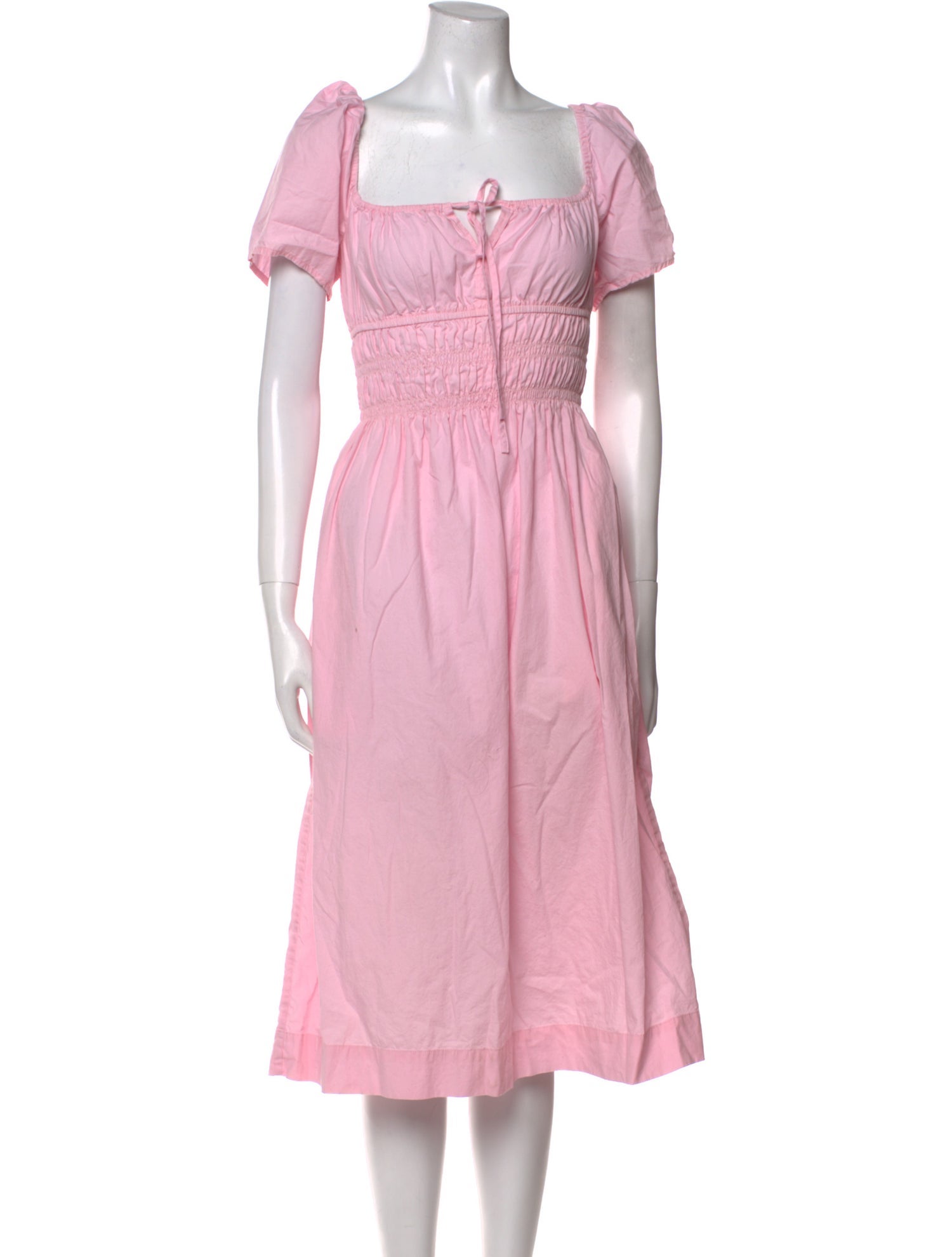 Ciao Lucia Square Neckline Midi Length Dress