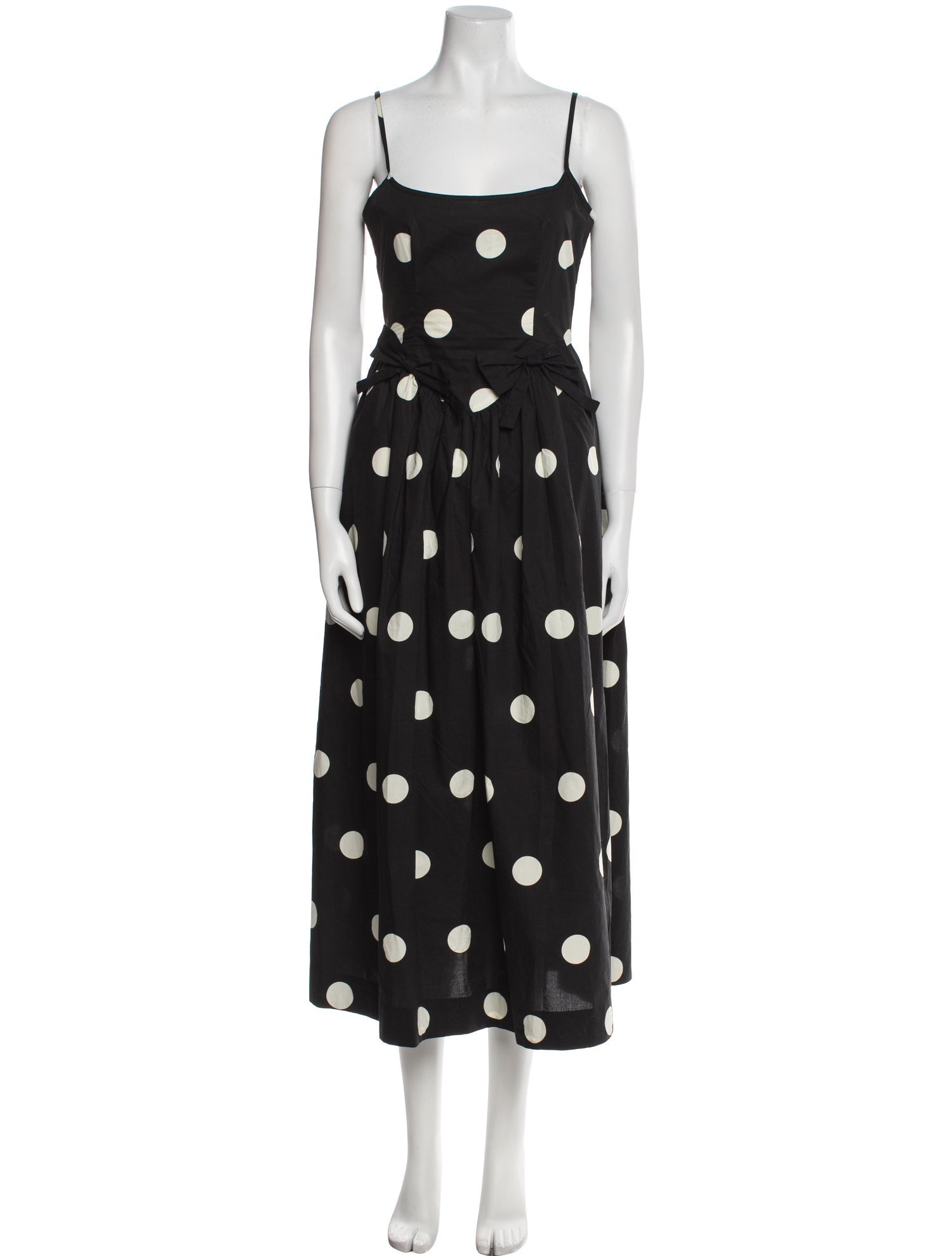 Ciao Lucia Polka Dot Print Long Dress