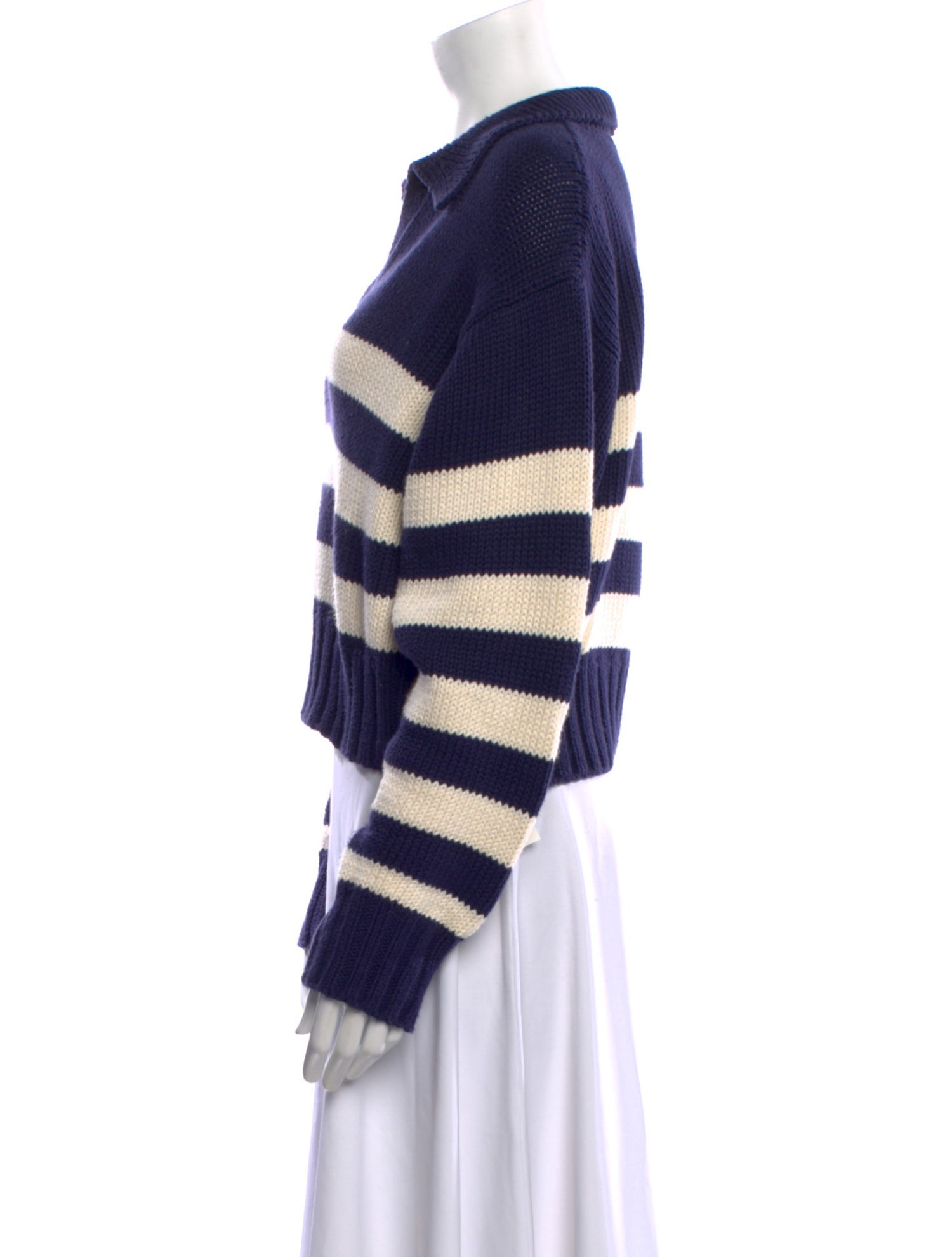Ciao Lucia Striped V-Neck Sweater