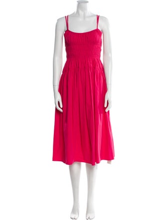 Ciao Lucia Square Neckline Midi Length Dress