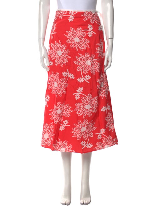 Ciao Lucia Floral Print Midi Length Skirt