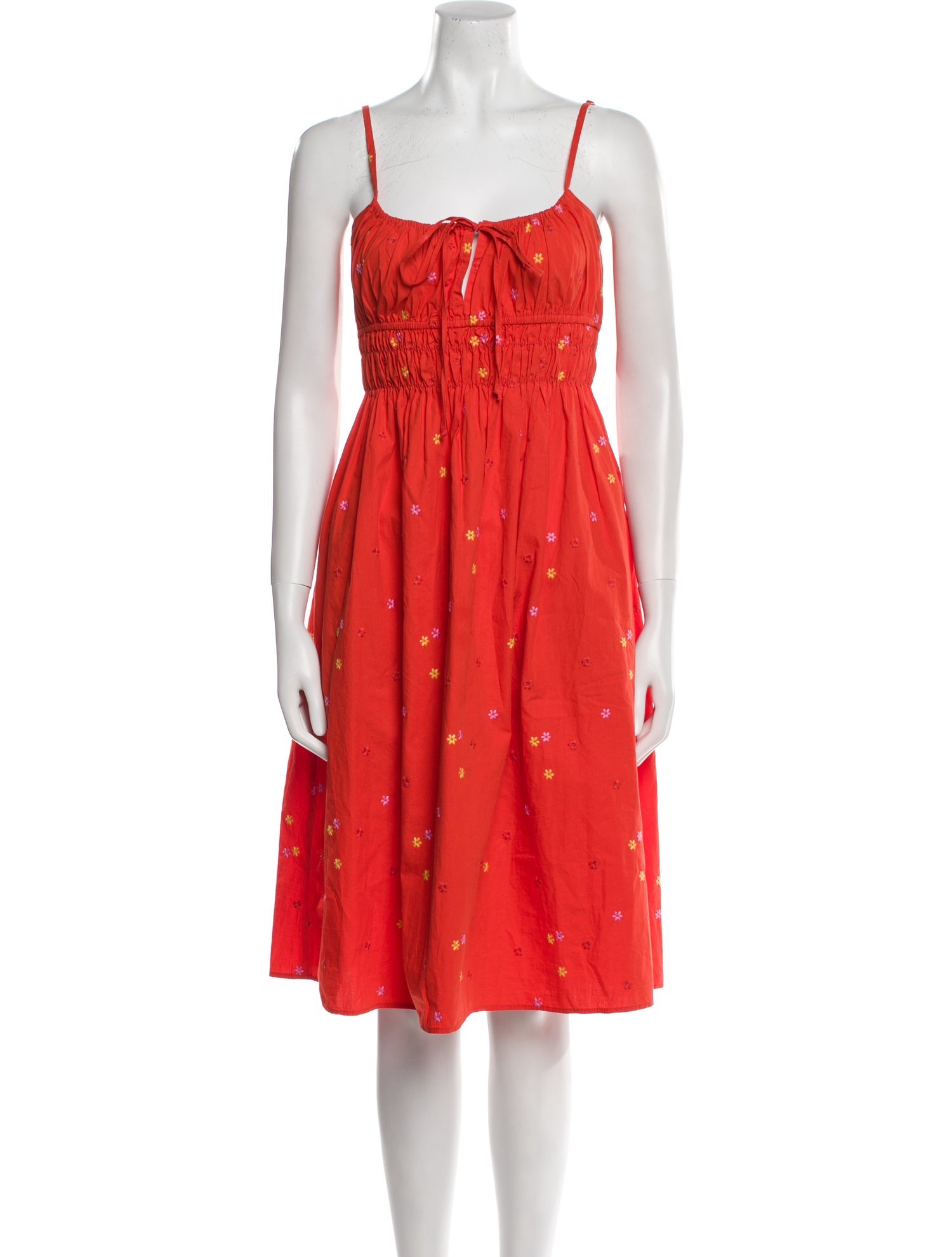 Ciao Lucia Square Neckline Midi Length Dress