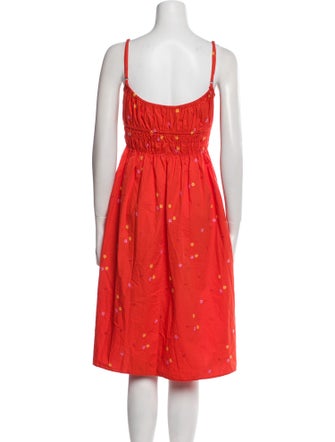 Ciao Lucia Square Neckline Midi Length Dress