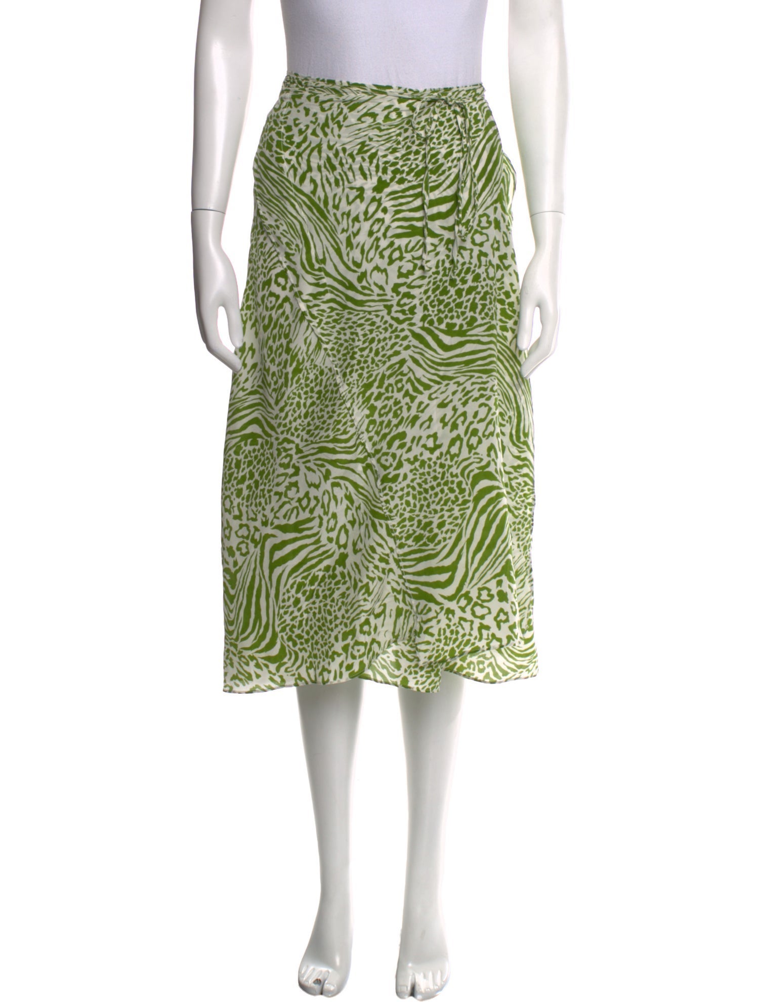 Ciao Lucia Silk Knee-Length Skirt