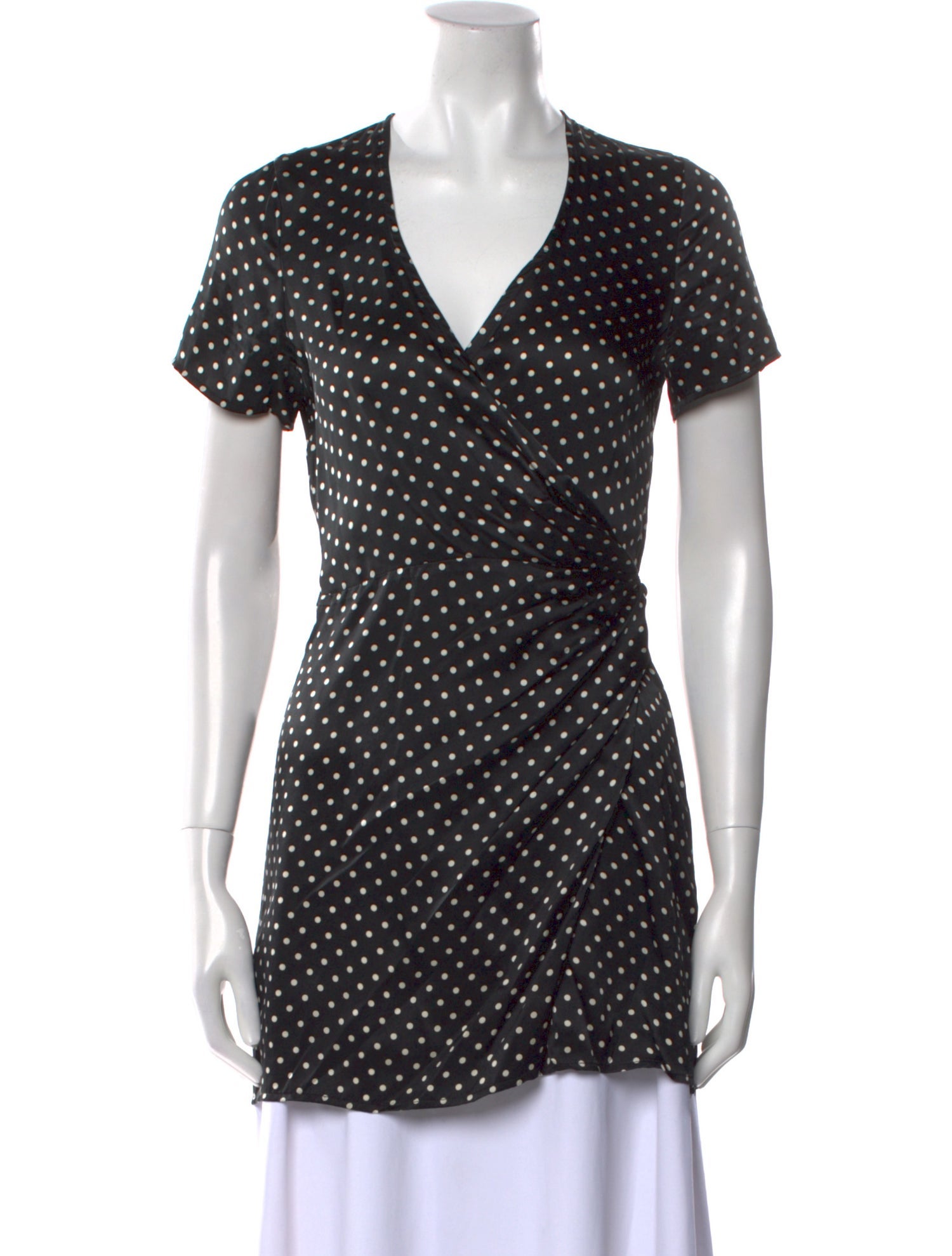 Ciao Lucia Silk Polka Dot Print Tunic