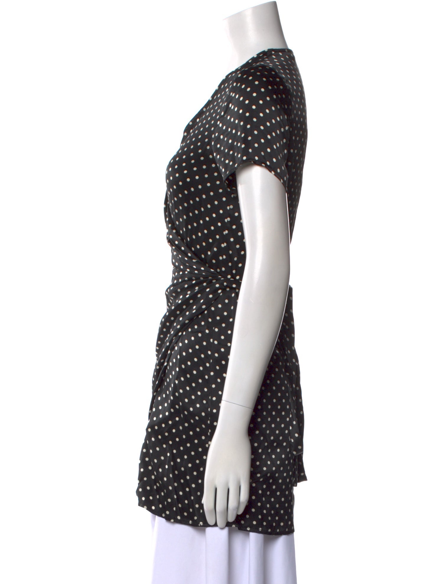 Ciao Lucia Silk Polka Dot Print Tunic