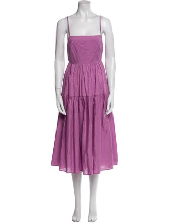 Ciao Lucia Square Neckline Long Dress