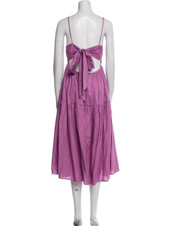 Ciao Lucia Square Neckline Long Dress