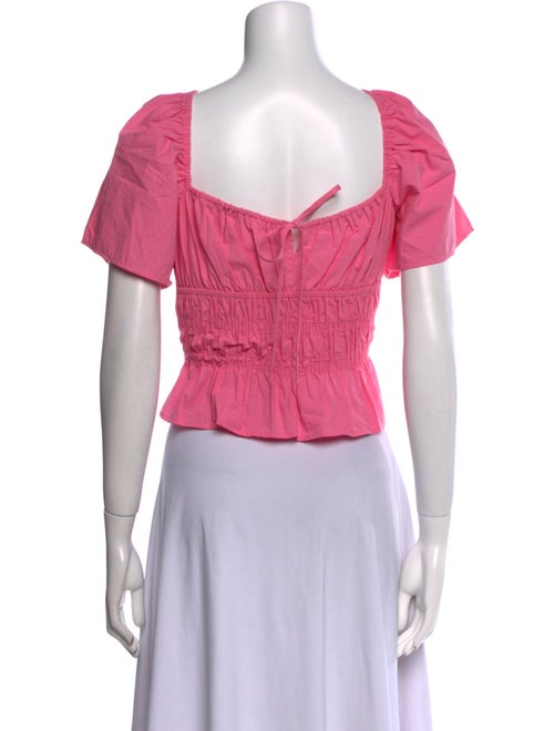 Ciao Lucia V-Neck Short Sleeve Crop Top