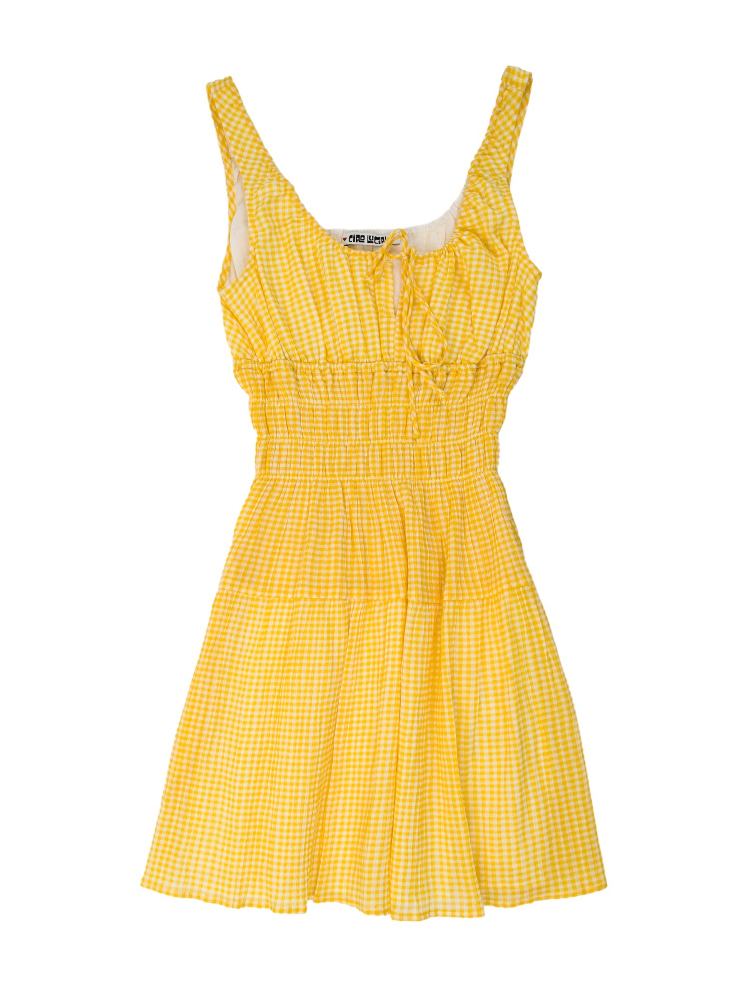 Ciao Lucia Square Neckline Mini Dress