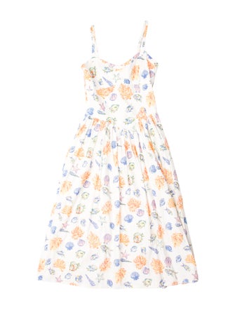 Ciao Lucia Floral Print Midi Length Dress